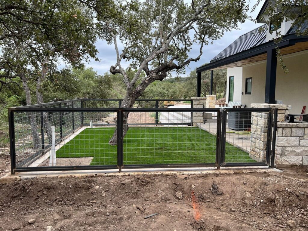 Completed home addition by Iron C Construction in the Texas Hill Country
