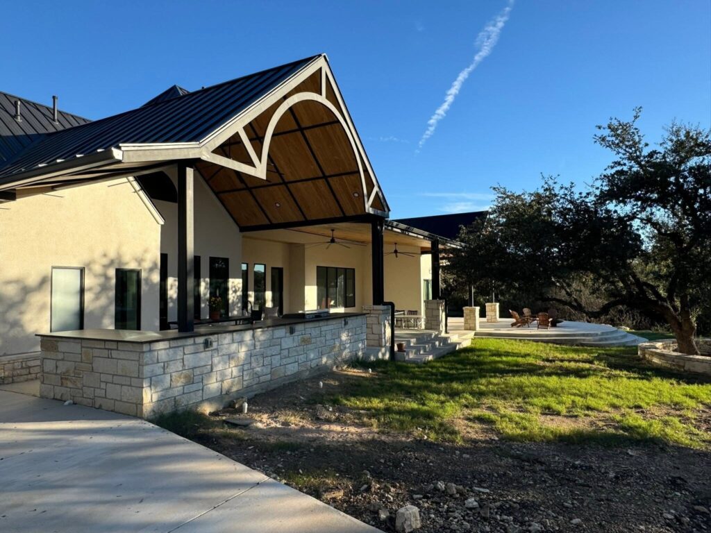 Completed construction project by Iron C Construction in Wimberley, TX
