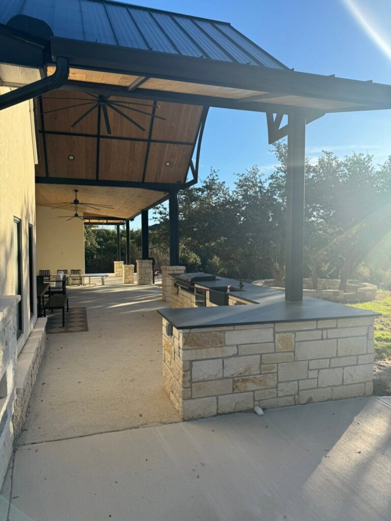Completed construction project by Iron C Construction in Wimberley, TX