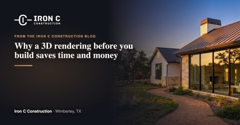 Why a 3D rendering before you build saves time and money